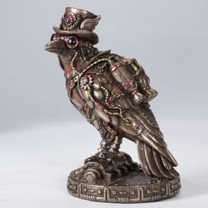 SteamPunk Raven Ravencroft Rocket Fuel 6.5 Home Decor